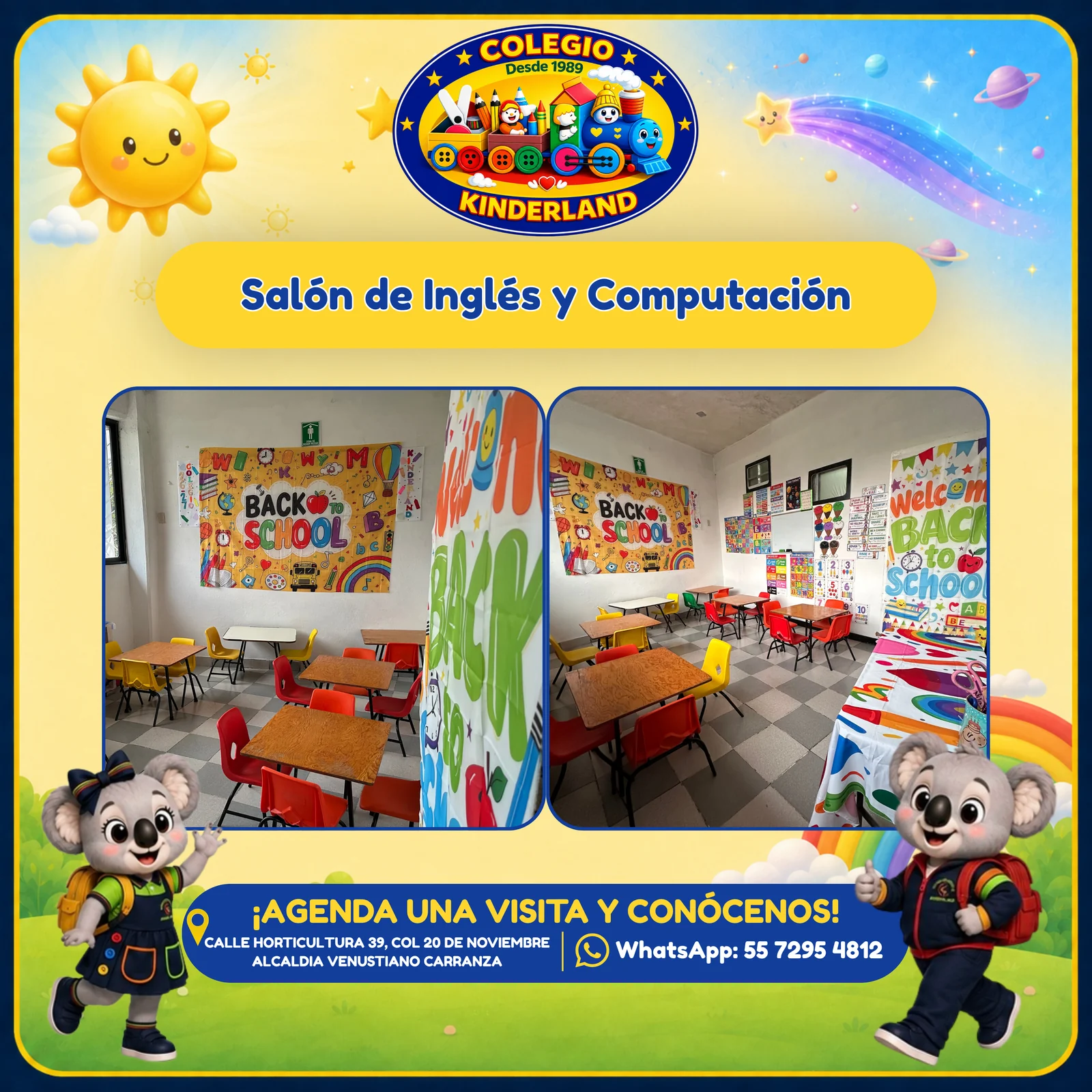 Salón de Inglés y Computación - Colegio Kinderland